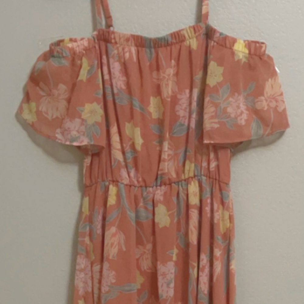 Short to Long Skirt AUW Pink Floral Dress